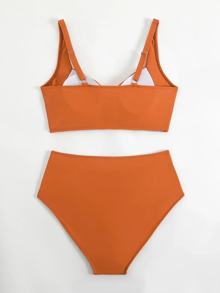 SPARK Push Up Twist Front Ruched Swimsuit GM25028