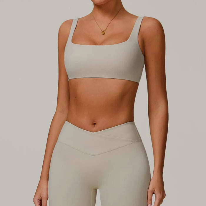 SPARK Quick Dry Square Neck Sports Bra ZC9177