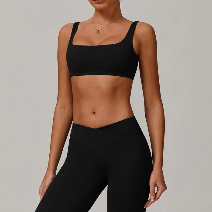 SPARK Quick Dry Square Neck Sports Bra ZC9177