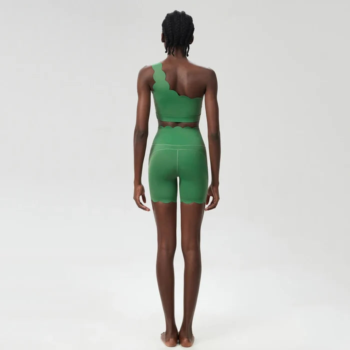 SPARK Quick Dry Wave Lycra Yoga Shorts SHD456