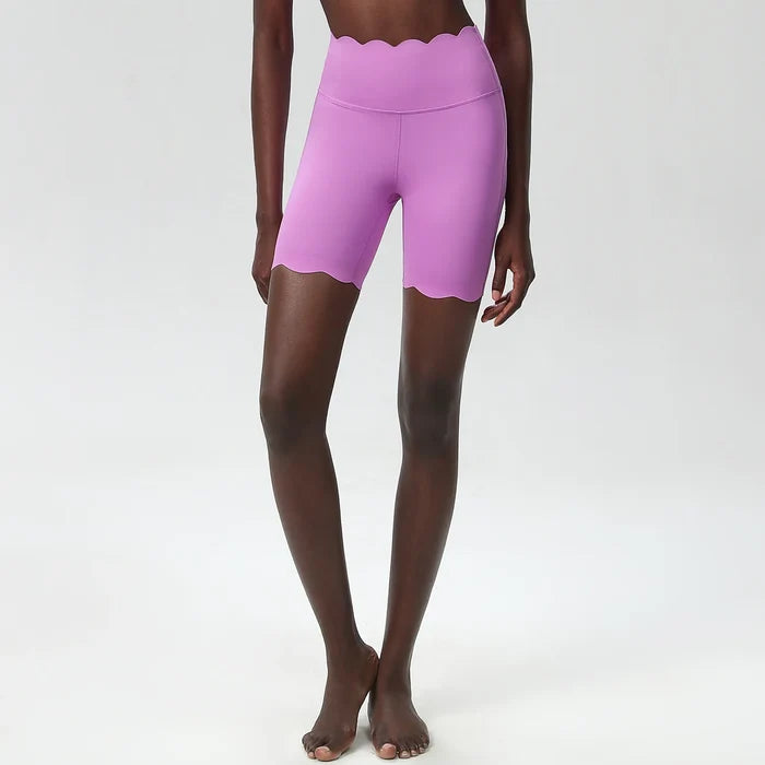 SPARK Quick Dry Wave Lycra Yoga Shorts SHD456