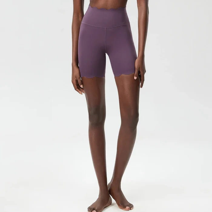 SPARK Quick Dry Wave Lycra Yoga Shorts SHD456