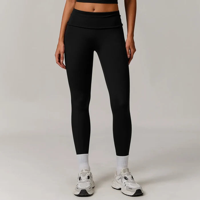 SPARK Recycled Folded Waist Yoga Leggings ZC8998