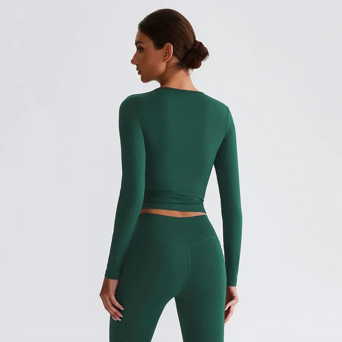SPARK Recycled Slim Fit Yoga Long Sleeve Top LQ8016