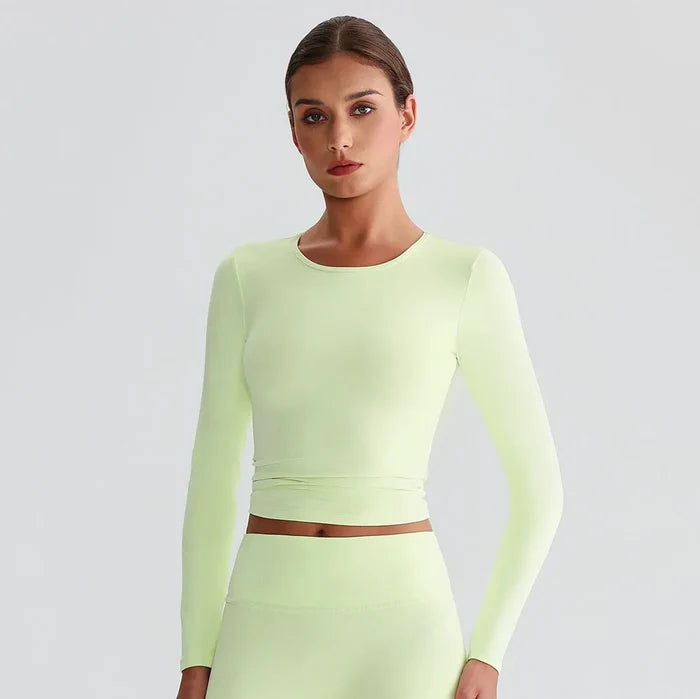 SPARK Recycled Slim Fit Yoga Long Sleeve Top LQ8016