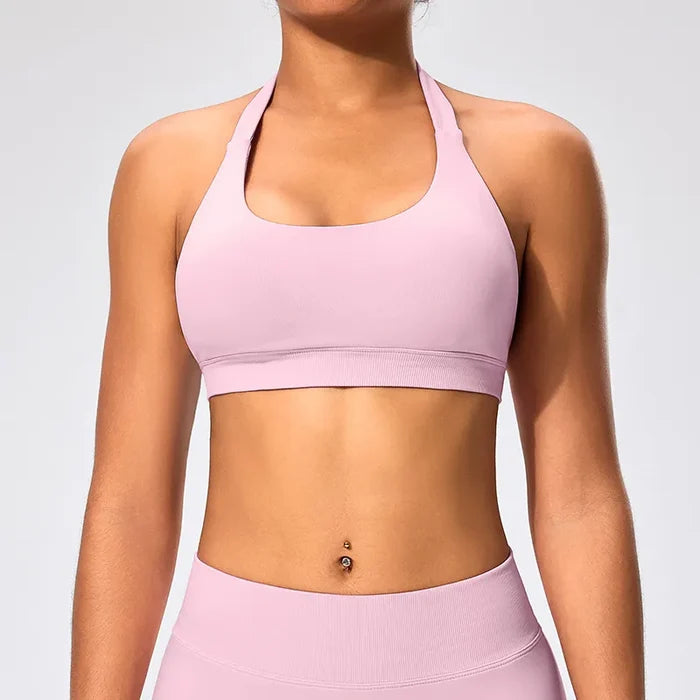 SPARK Seamless Halter Neck Yoga Fitness Bra RX2376