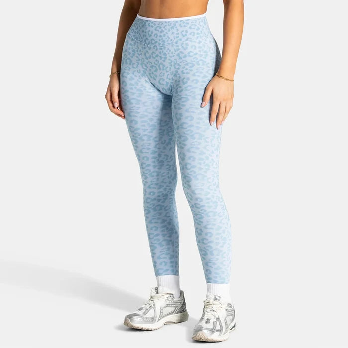 SPARK Seamless Leopard-print Yoga Fitness Leggings RXW3006-2