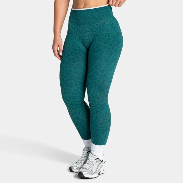 SPARK Seamless Leopard-print Yoga Fitness Leggings RXW3006-2