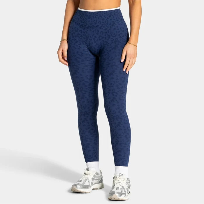 SPARK Seamless Leopard-print Yoga Fitness Leggings RXW3006-2