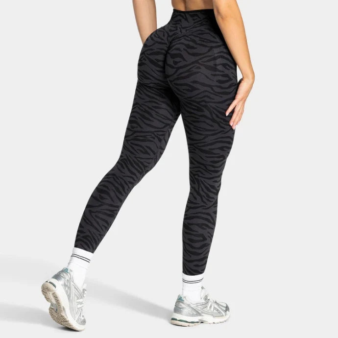 SPARK Seamless Leopard-print Yoga Fitness Leggings RXW3006-2
