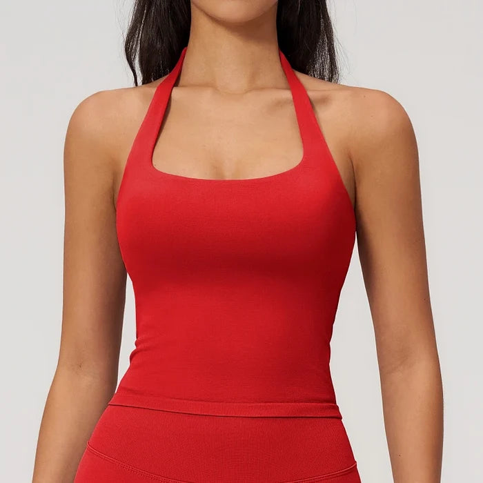 SPARK Seamless New Halter-Neck Yoga Tank Top ZC7790