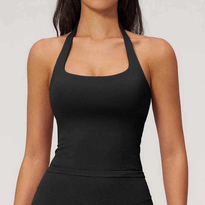 SPARK Seamless New Halter-Neck Yoga Tank Top ZC7790
