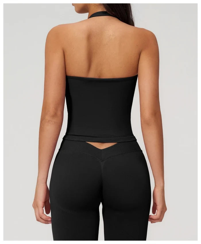 SPARK Seamless New Halter-Neck Yoga Tank Top ZC7790