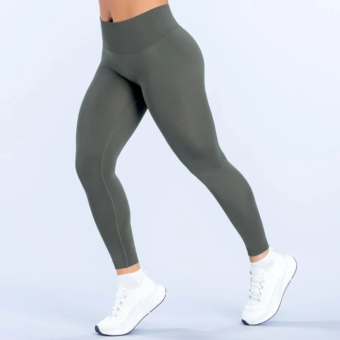SPARK Seamless Tummy-Control Butt-lifting Workout Leggings HQ133