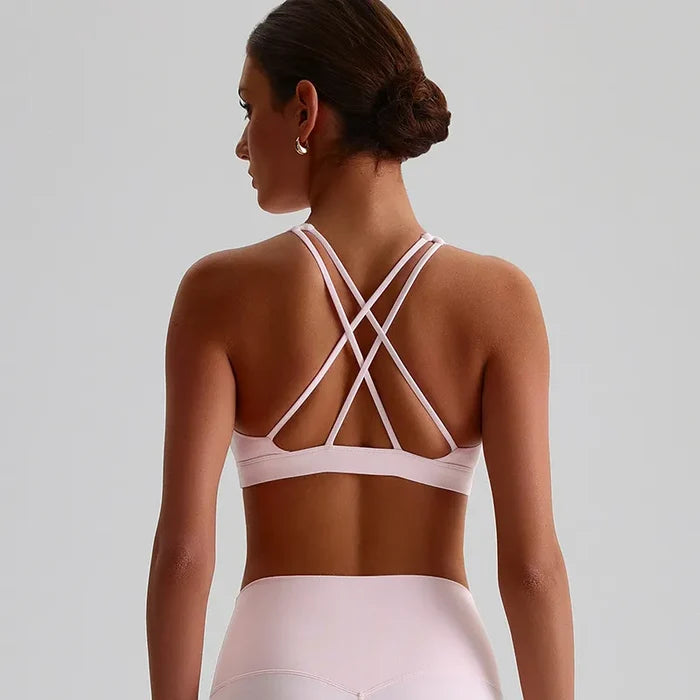 SPARK Sexy Cross Back Workout Yoga Bra LQ2198