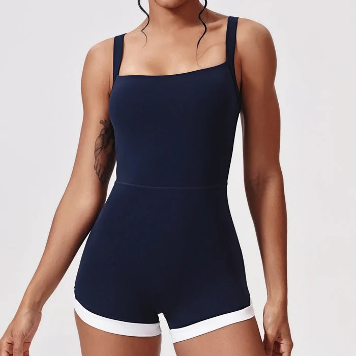 SPARK Simple Style Yoga Sports Running Fitness Jumpsuit CY4094