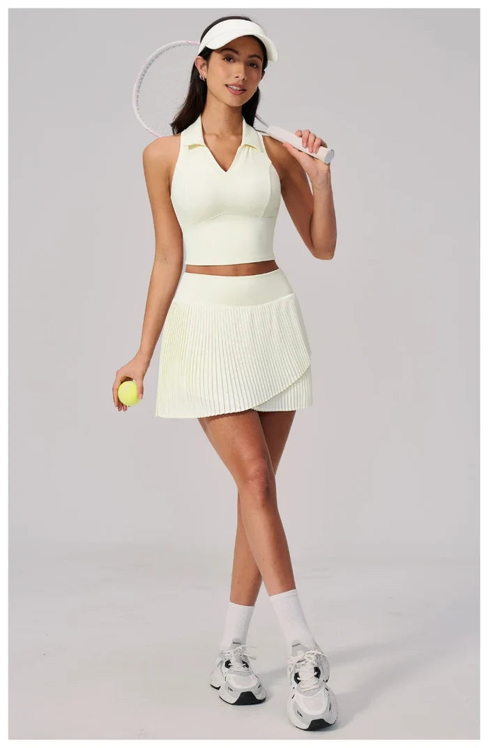 SPARK Summer Pilates Yoga Tennis Skirt Set for Women ZC9586