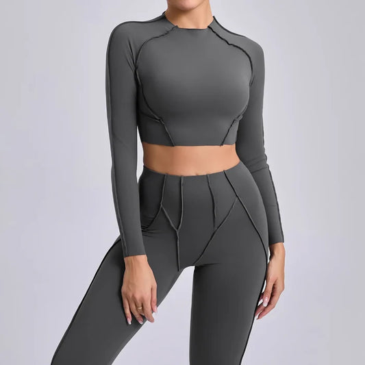 SPARK Tight Quick-drying Yoga Long Sleeve Top TF24129