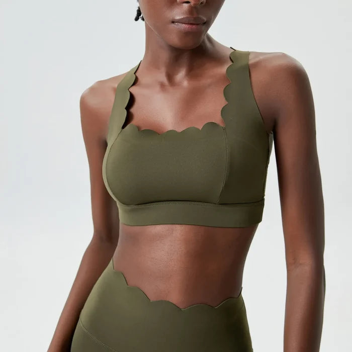 SPARK Wave Criss Cross Back Sports Bra SHD417