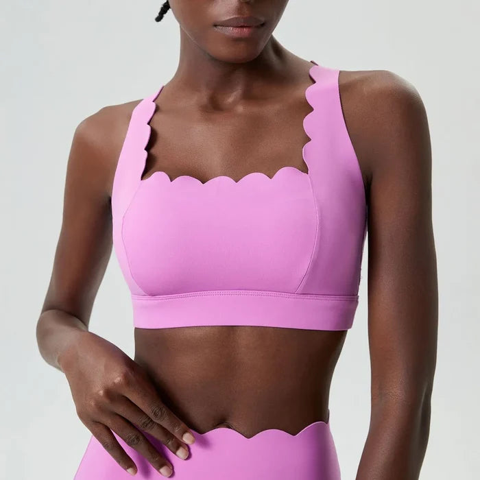 SPARK Wave Criss Cross Back Sports Bra SHD417