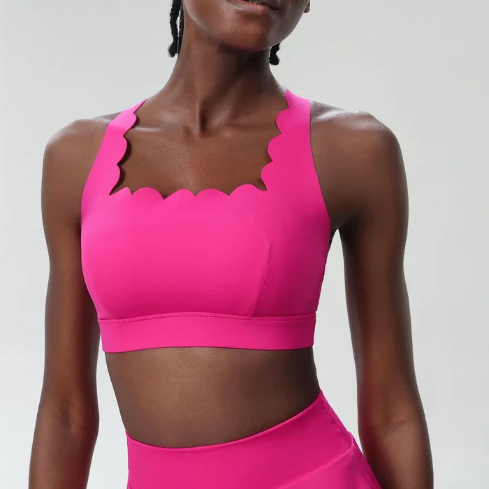 SPARK Wave Criss Cross Back Sports Bra SHD417
