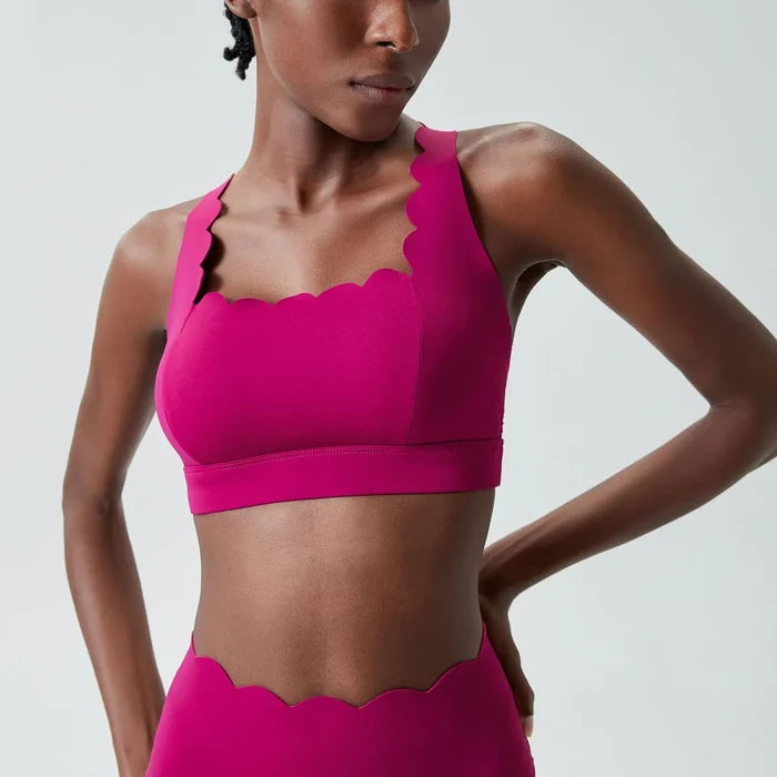 SPARK Wave Criss Cross Back Sports Bra SHD417