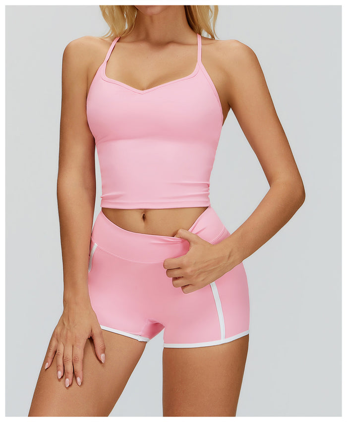 SPARK Women's Adjustable Cross Back Fitness Tank Top for Workout ZC2501