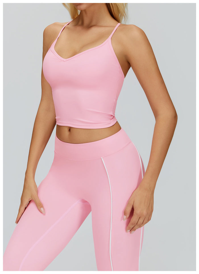 SPARK Women's Adjustable Cross Back Fitness Tank Top for Workout ZC2501