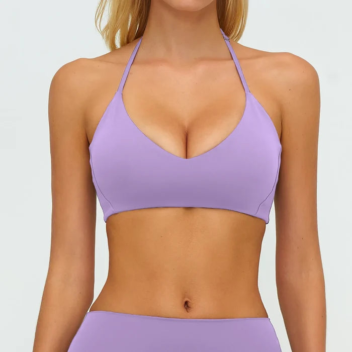 SPARK Women's Adjustable Halter Neck Yoga Bra ZC5529