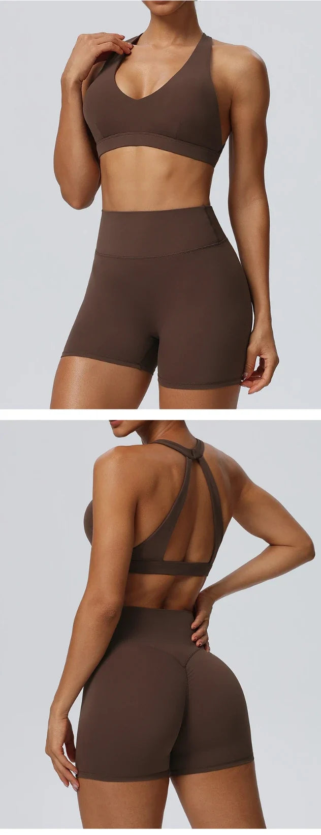 SPARK Women's Breathable Halter Neck Quick Dry Yoga Bra YEL62724
