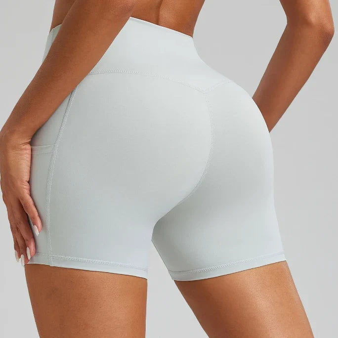 SPARK Women's Butt Lifting Yoga Shorts With Pocket FYD230