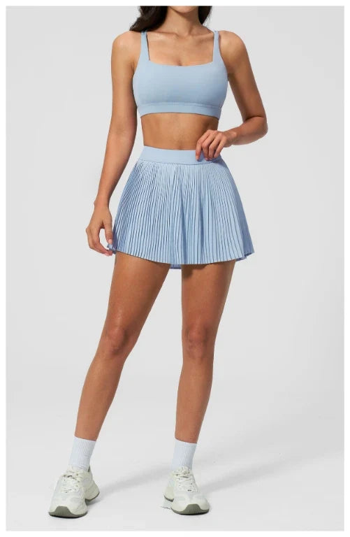 SPARK Women's Cloud Feeling Breathable Yoga Workout Pleated Skirt ZC8782-2
