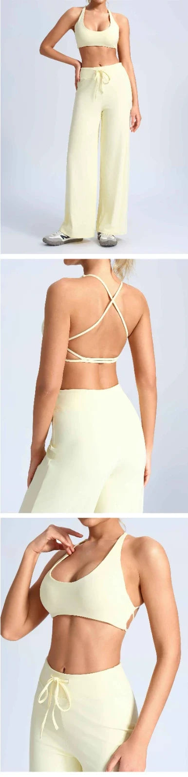 SPARK Women’s Cross-Back Yoga Top with Built-in Bra CY3535