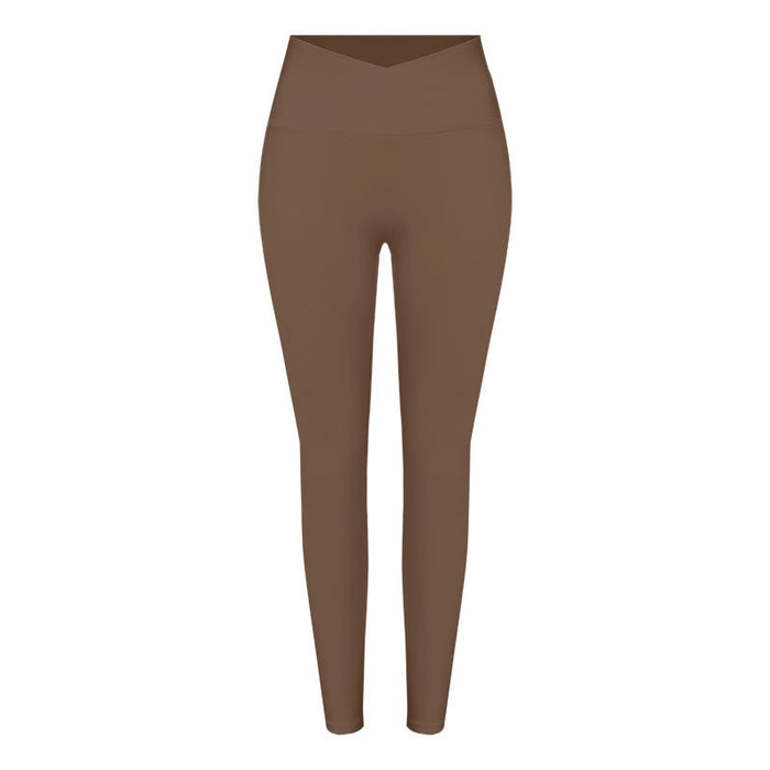 SPARK Women's Cross Waist Yoga Fitness Leggings FNK880801
