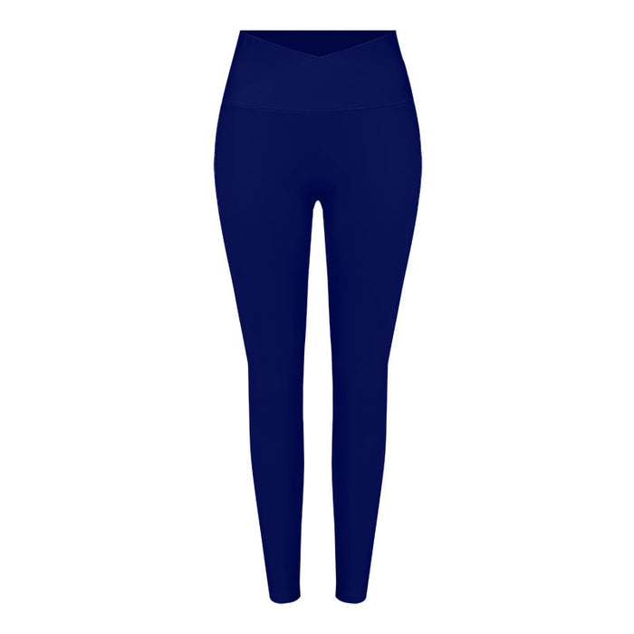 SPARK Women's Cross Waist Yoga Fitness Leggings FNK880801