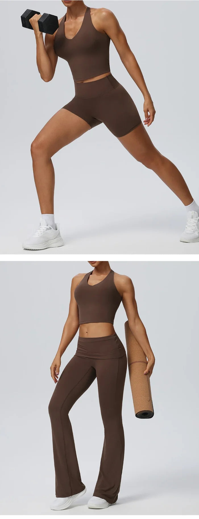 SPARK Women's Halter Neck Yoga Tank Top Open Back YEL62125