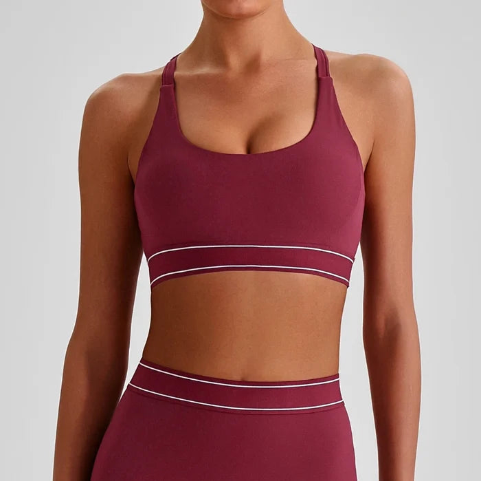 SPARK Women's High Impact Adjustable Back Closure Yoga Bra LQ2231