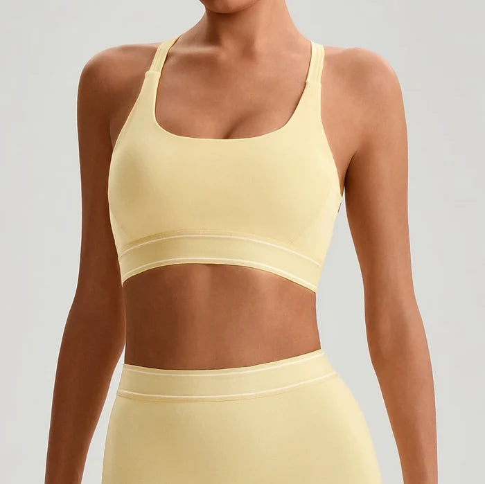 SPARK Women's High Impact Adjustable Back Closure Yoga Bra LQ2231
