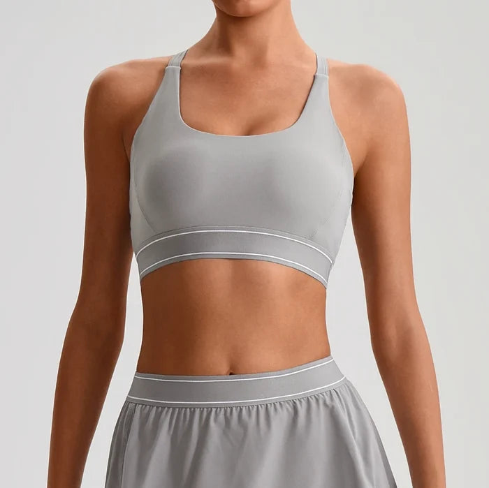 SPARK Women's High Impact Adjustable Back Closure Yoga Bra LQ2231