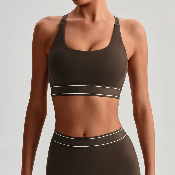 SPARK Women's High Impact Adjustable Back Closure Yoga Bra LQ2231