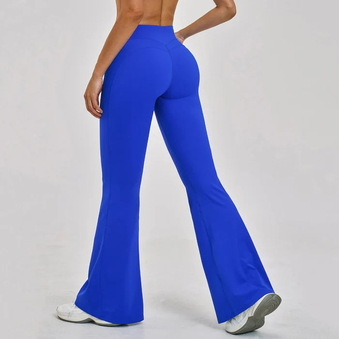 SPARK Women's High-Waist Butt Lifting Yoga Flared Pants ZC2546