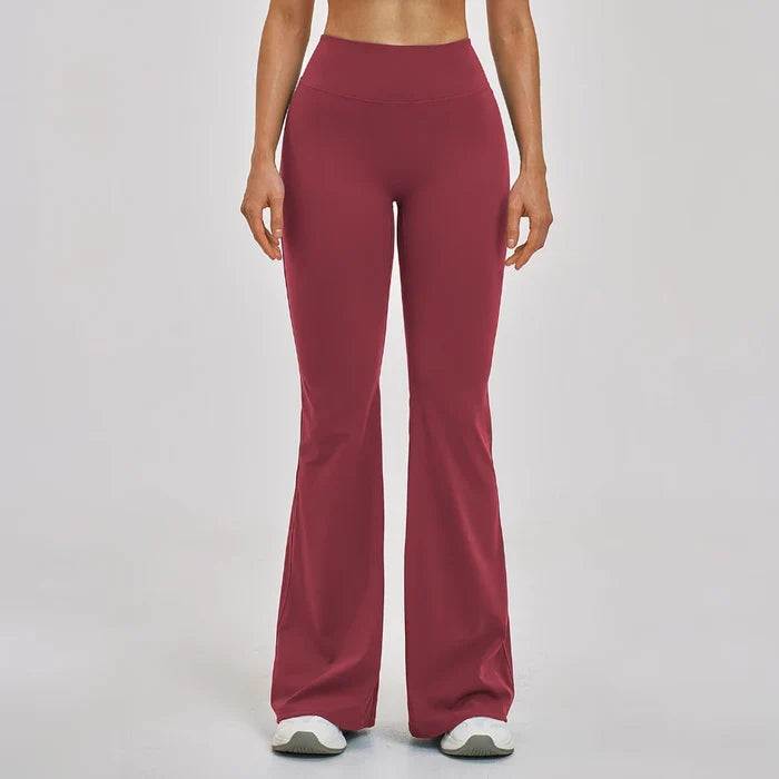 SPARK Women's High-Waist Butt Lifting Yoga Flared Pants ZC2546