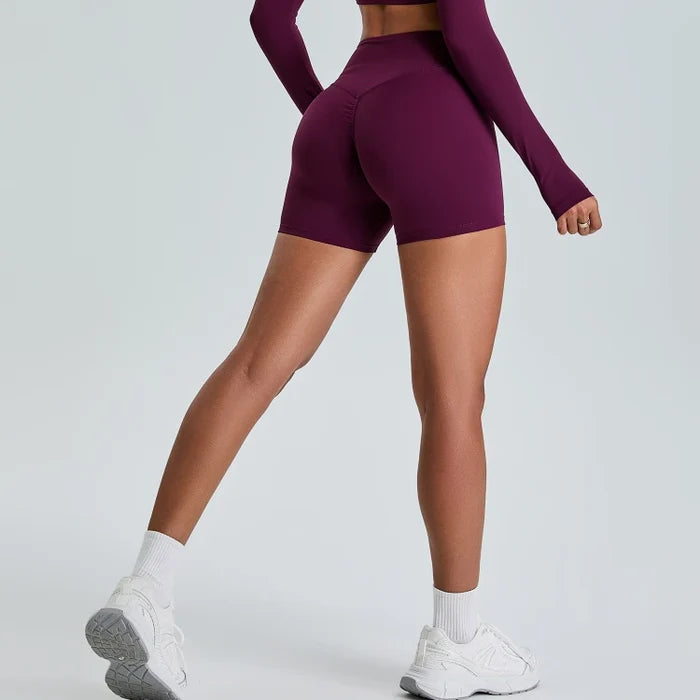 SPARK Women's Hip-lifting Yoga Fitness Shorts YJ0219