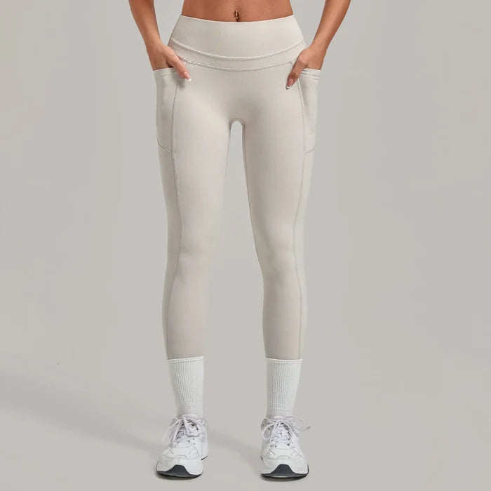 SPARK Women's Hip-lifting Yoga Leggings With Pockets QS2629