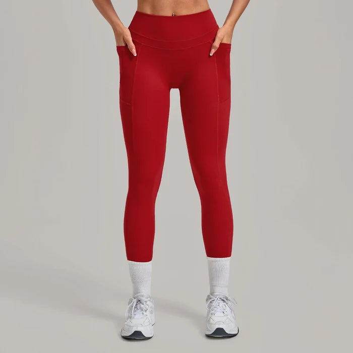 SPARK Women's Hip-lifting Yoga Leggings With Pockets QS2629