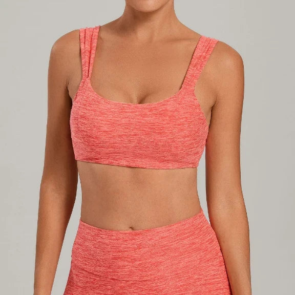 SPARK Women's Irregular Straps Yoga Sport Bra QS10412