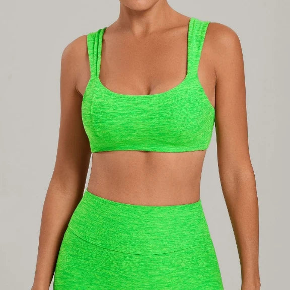 SPARK Women's Irregular Straps Yoga Sport Bra QS10412