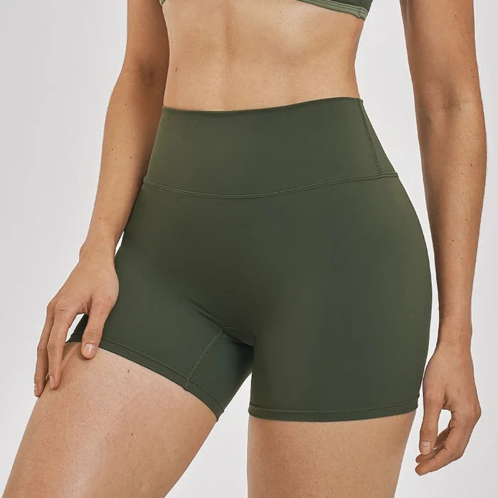 SPARK Women's Naked-Feel High Waist Yoga Shorts ZC9300