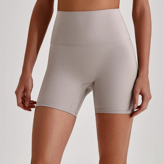 SPARK Women’s Naked-Feel High-Waisted Athletic Cycling Fitness Shorts LQ4073