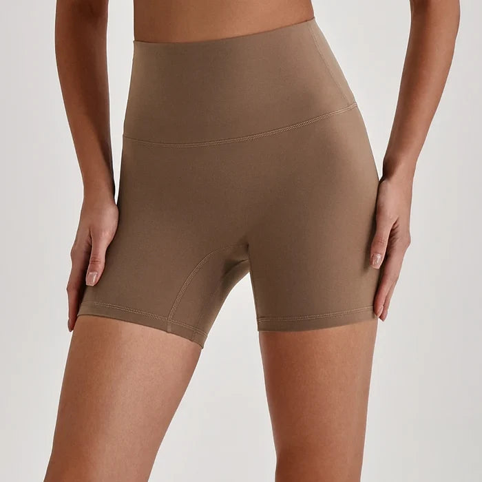 SPARK Women’s Naked-Feel High-Waisted Athletic Cycling Fitness Shorts LQ4073
